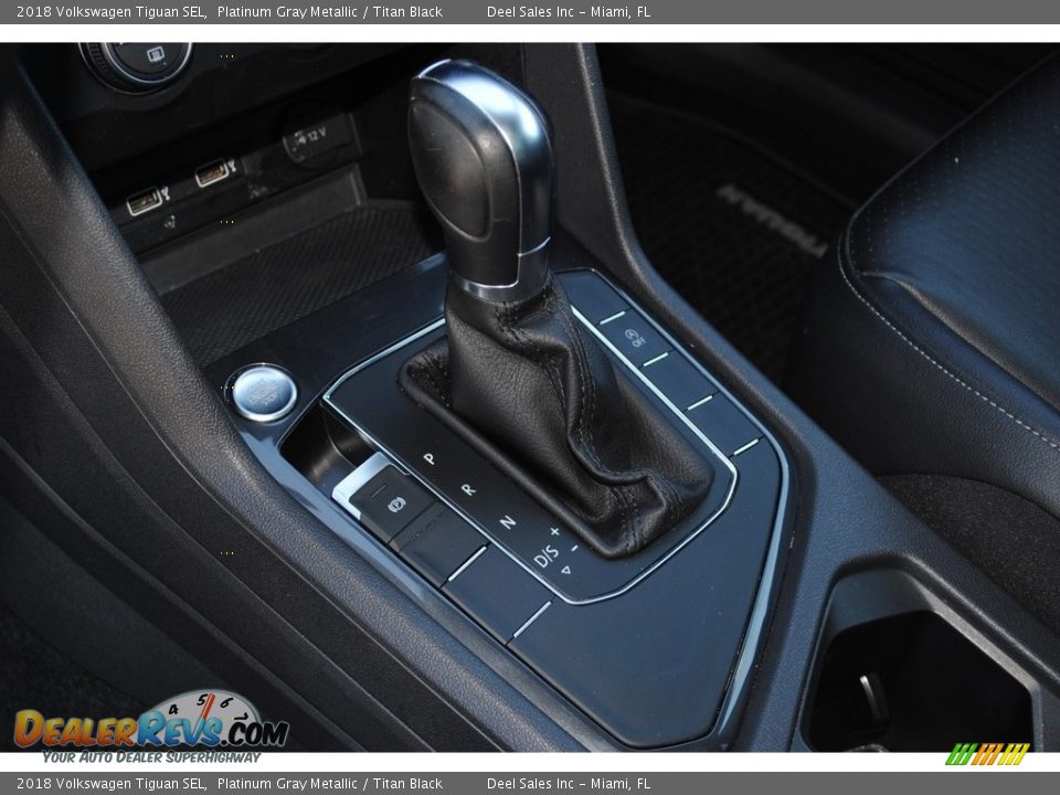 2018 Volkswagen Tiguan SEL Platinum Gray Metallic / Titan Black Photo #13