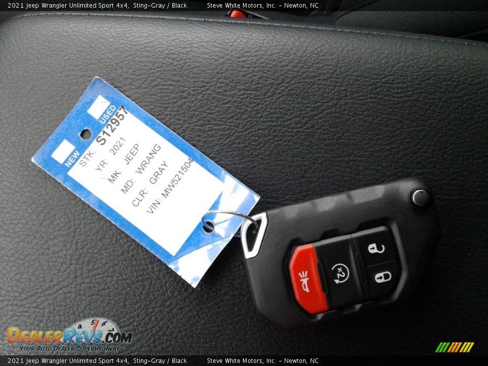 2021 Jeep Wrangler Unlimited Sport 4x4 Sting-Gray / Black Photo #29