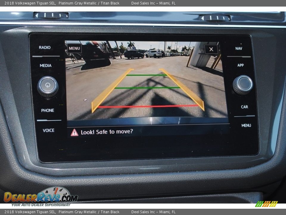 2018 Volkswagen Tiguan SEL Platinum Gray Metallic / Titan Black Photo #16