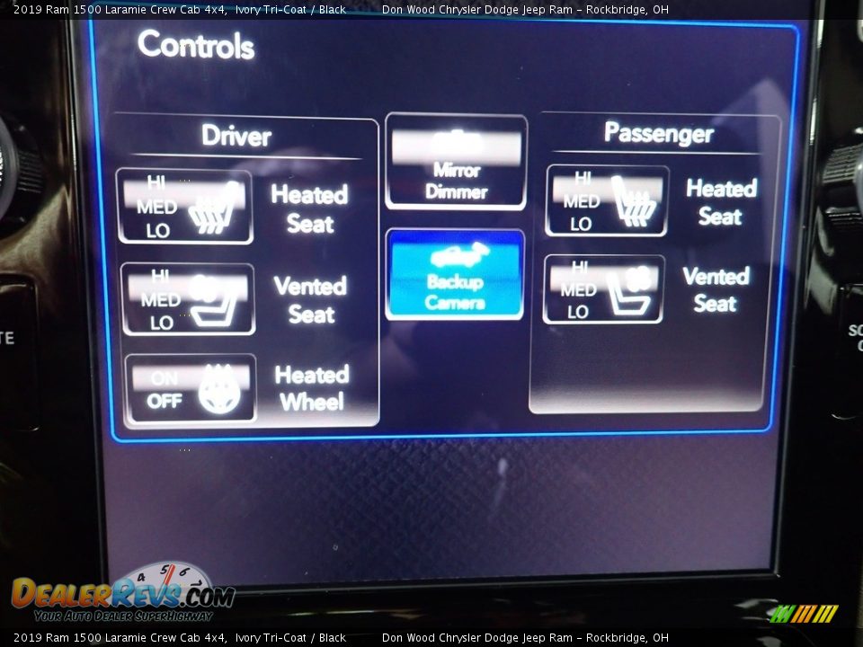2019 Ram 1500 Laramie Crew Cab 4x4 Ivory Tri–Coat / Black Photo #4
