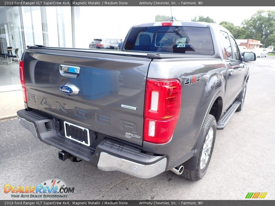 2019 Ford Ranger XLT SuperCrew 4x4 Magnetic Metallic / Medium Stone Photo #3