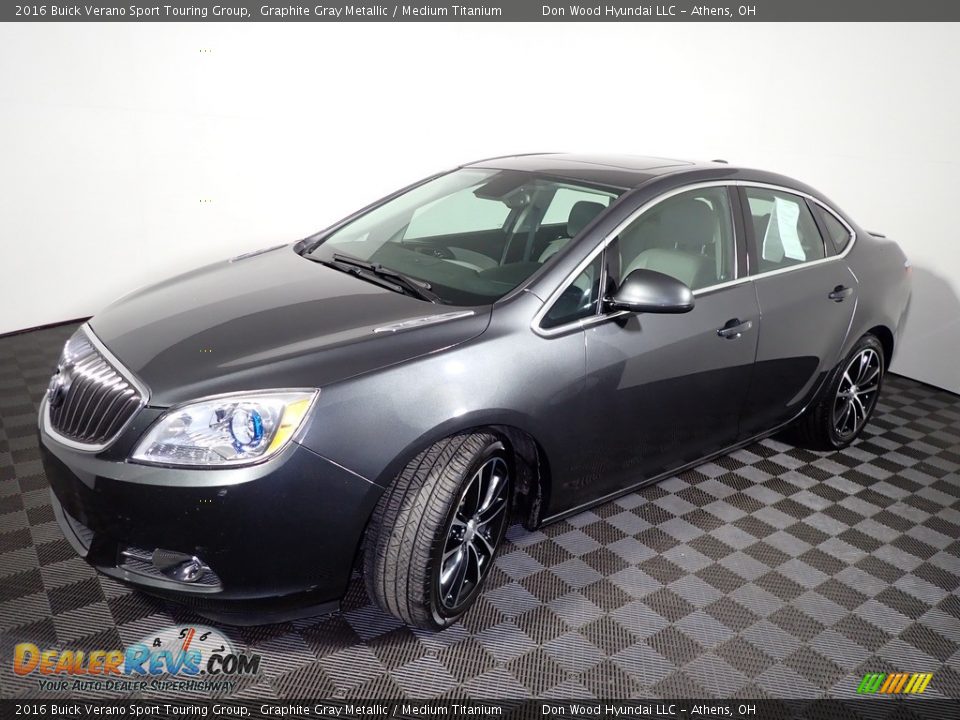 2016 Buick Verano Sport Touring Group Graphite Gray Metallic / Medium Titanium Photo #7