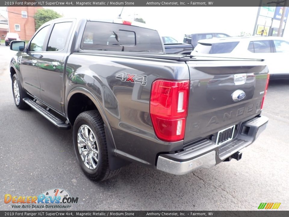 2019 Ford Ranger XLT SuperCrew 4x4 Magnetic Metallic / Medium Stone Photo #5