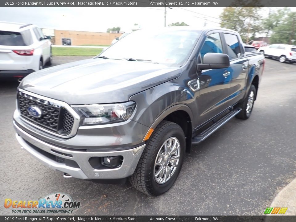 2019 Ford Ranger XLT SuperCrew 4x4 Magnetic Metallic / Medium Stone Photo #6