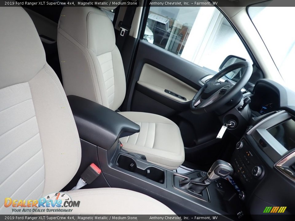 2019 Ford Ranger XLT SuperCrew 4x4 Magnetic Metallic / Medium Stone Photo #8