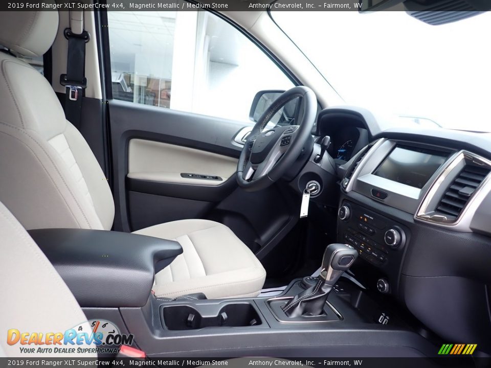 2019 Ford Ranger XLT SuperCrew 4x4 Magnetic Metallic / Medium Stone Photo #9
