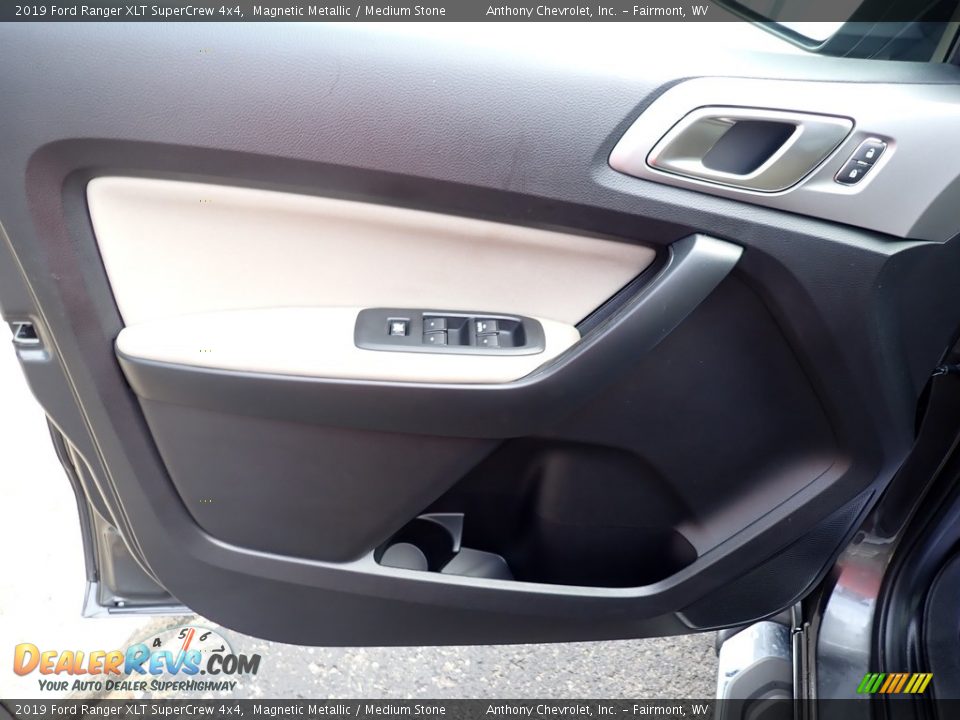 2019 Ford Ranger XLT SuperCrew 4x4 Magnetic Metallic / Medium Stone Photo #12