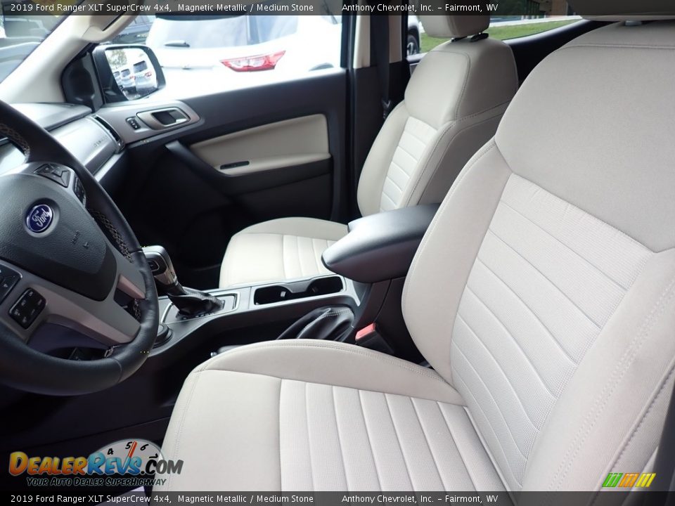 2019 Ford Ranger XLT SuperCrew 4x4 Magnetic Metallic / Medium Stone Photo #13