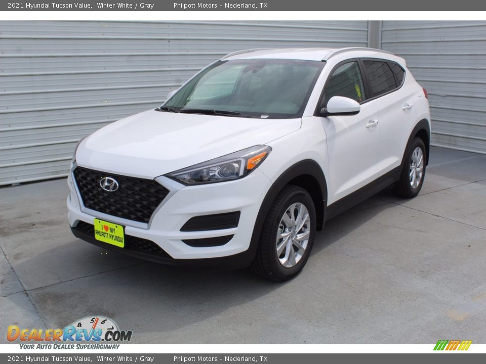 2021 Hyundai Tucson Value Winter White / Gray Photo #4