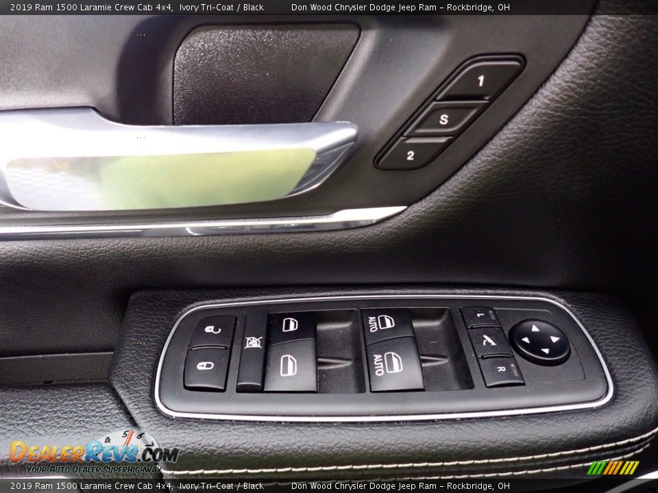 2019 Ram 1500 Laramie Crew Cab 4x4 Ivory Tri–Coat / Black Photo #21