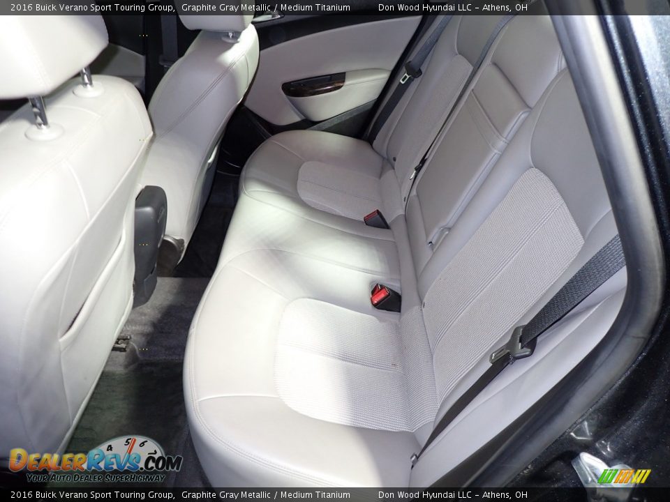 Rear Seat of 2016 Buick Verano Sport Touring Group Photo #21