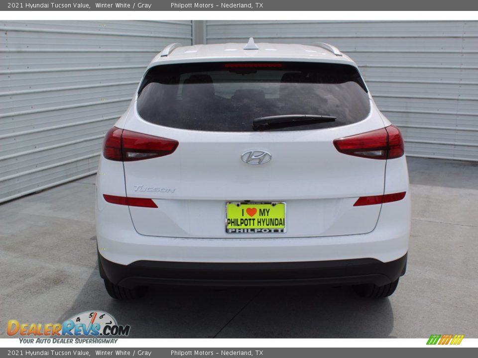 2021 Hyundai Tucson Value Winter White / Gray Photo #7