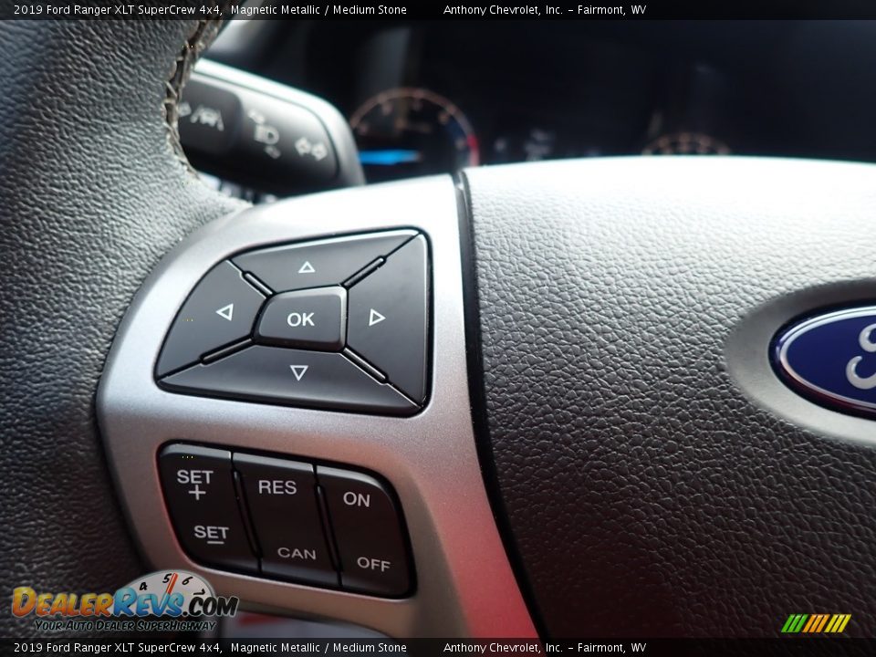 2019 Ford Ranger XLT SuperCrew 4x4 Magnetic Metallic / Medium Stone Photo #19