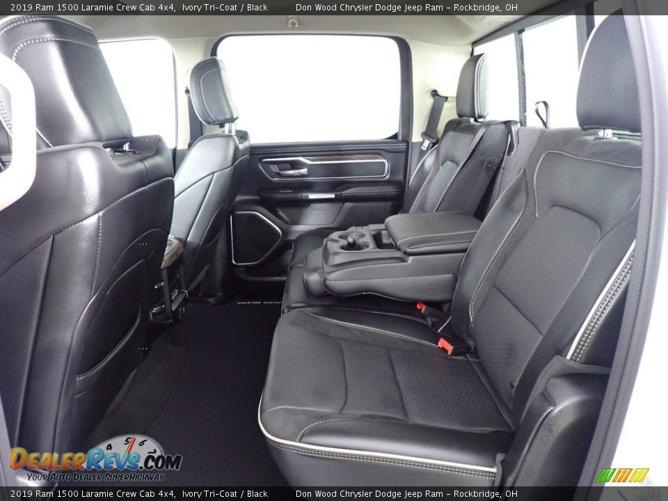 2019 Ram 1500 Laramie Crew Cab 4x4 Ivory Tri–Coat / Black Photo #27