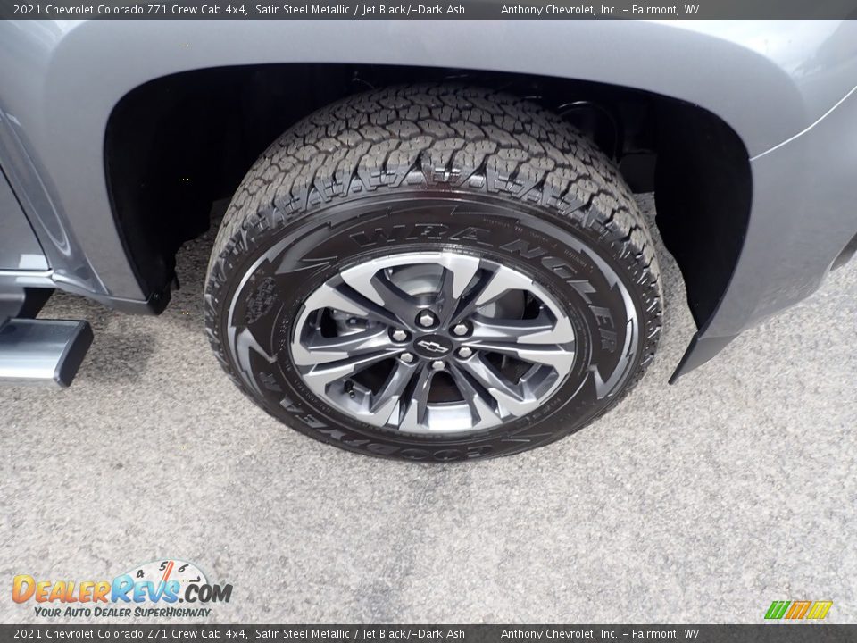 2021 Chevrolet Colorado Z71 Crew Cab 4x4 Satin Steel Metallic / Jet Black/­Dark Ash Photo #2