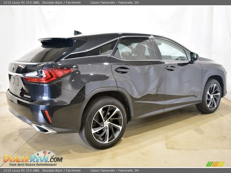 2016 Lexus RX 350 AWD Obsidian Black / Parchment Photo #2