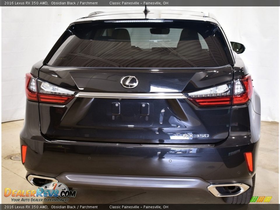 2016 Lexus RX 350 AWD Obsidian Black / Parchment Photo #3