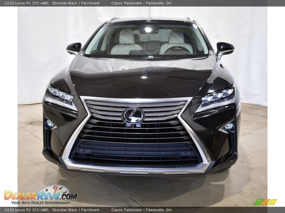 2016 Lexus RX 350 AWD Obsidian Black / Parchment Photo #4