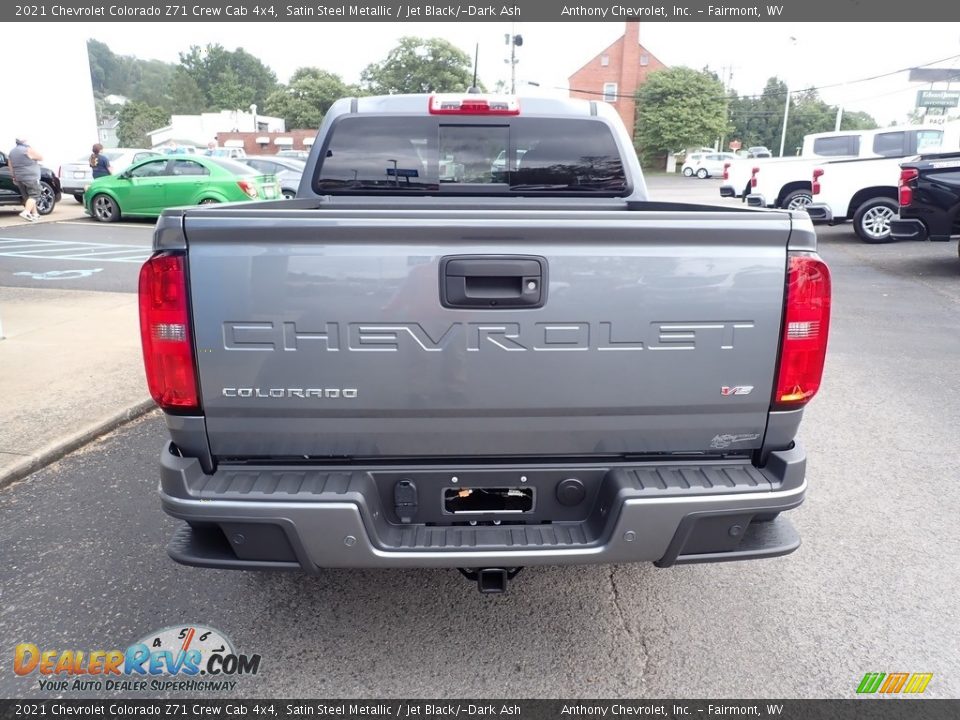 2021 Chevrolet Colorado Z71 Crew Cab 4x4 Satin Steel Metallic / Jet Black/­Dark Ash Photo #5
