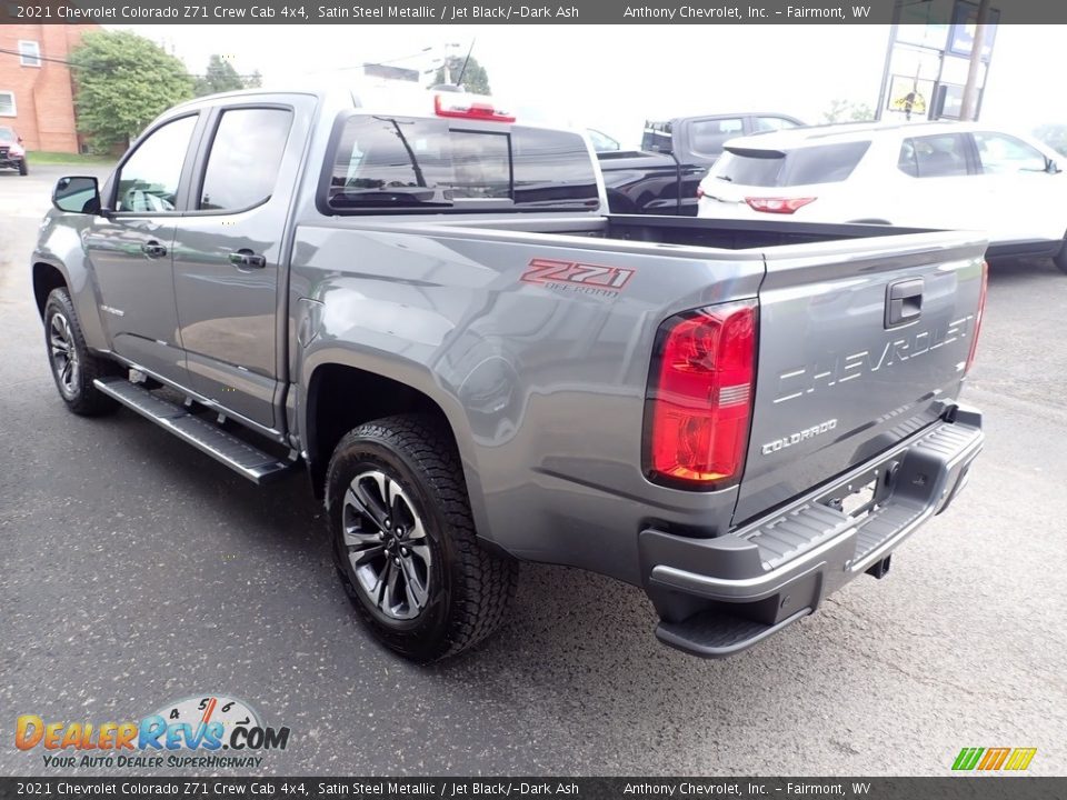 2021 Chevrolet Colorado Z71 Crew Cab 4x4 Satin Steel Metallic / Jet Black/­Dark Ash Photo #6