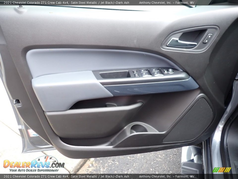 2021 Chevrolet Colorado Z71 Crew Cab 4x4 Satin Steel Metallic / Jet Black/­Dark Ash Photo #14