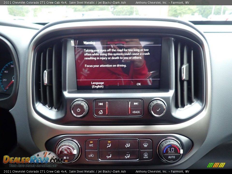 2021 Chevrolet Colorado Z71 Crew Cab 4x4 Satin Steel Metallic / Jet Black/­Dark Ash Photo #16