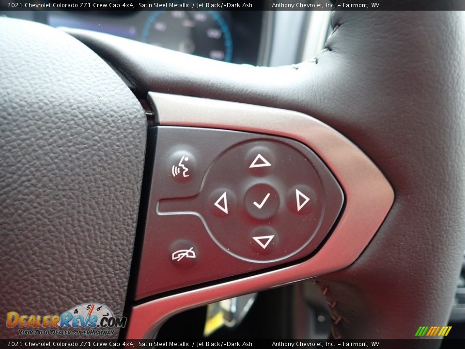 2021 Chevrolet Colorado Z71 Crew Cab 4x4 Satin Steel Metallic / Jet Black/­Dark Ash Photo #18