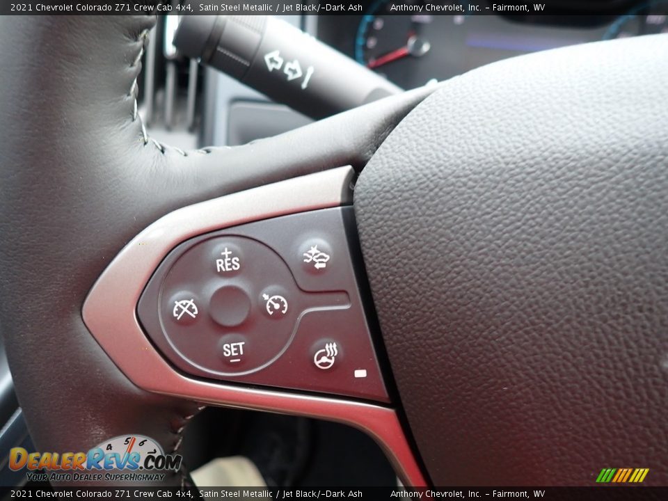 2021 Chevrolet Colorado Z71 Crew Cab 4x4 Satin Steel Metallic / Jet Black/­Dark Ash Photo #19