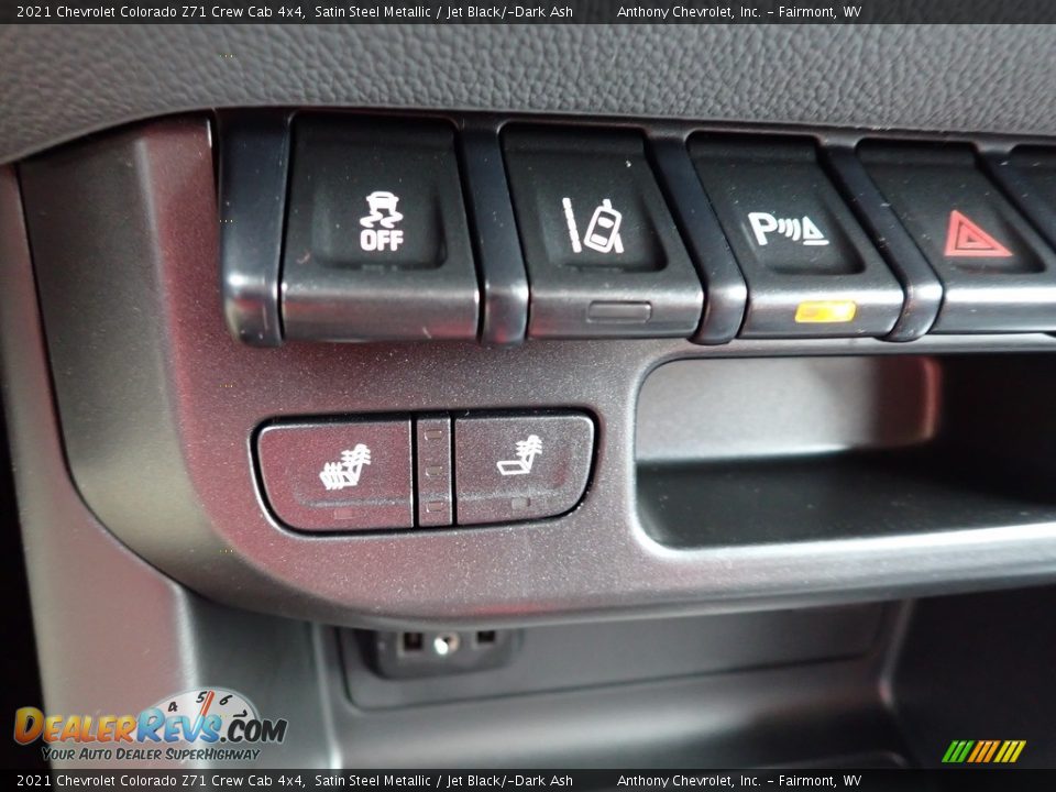 2021 Chevrolet Colorado Z71 Crew Cab 4x4 Satin Steel Metallic / Jet Black/­Dark Ash Photo #20