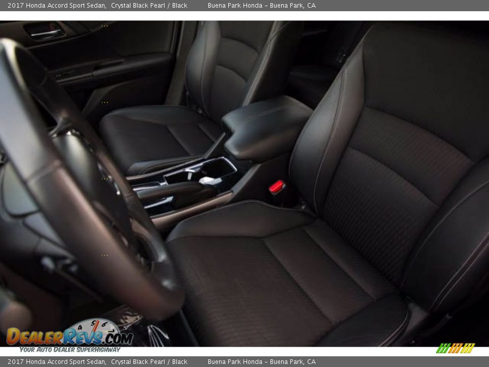 2017 Honda Accord Sport Sedan Crystal Black Pearl / Black Photo #15