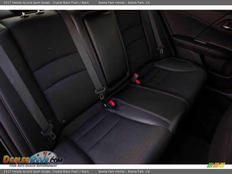 2017 Honda Accord Sport Sedan Crystal Black Pearl / Black Photo #19
