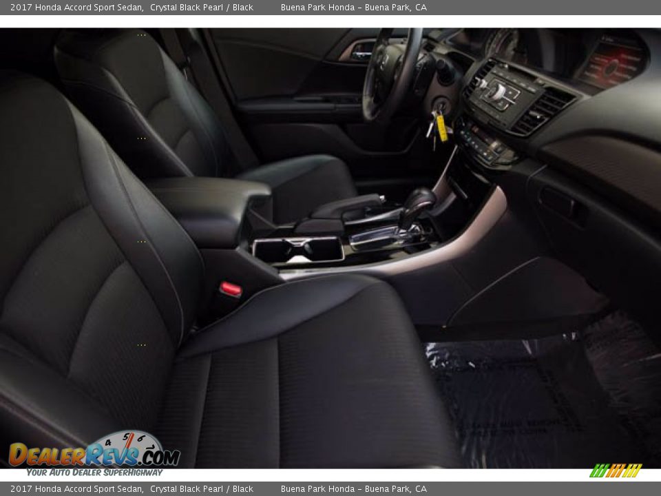 2017 Honda Accord Sport Sedan Crystal Black Pearl / Black Photo #20