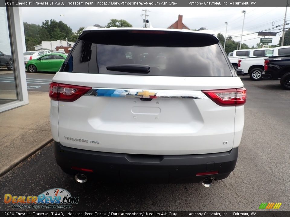 2020 Chevrolet Traverse LT AWD Iridescent Pearl Tricoat / Dark Atmosphere/­Medium Ash Gray Photo #5