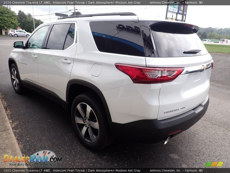 2020 Chevrolet Traverse LT AWD Iridescent Pearl Tricoat / Dark Atmosphere/­Medium Ash Gray Photo #6