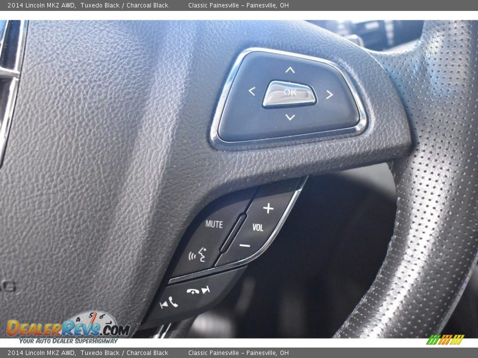 2014 Lincoln MKZ AWD Steering Wheel Photo #16