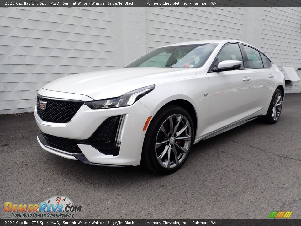 Front 3/4 View of 2020 Cadillac CT5 Sport AWD Photo #2
