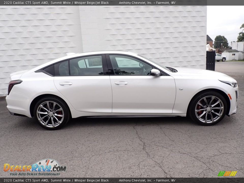 Summit White 2020 Cadillac CT5 Sport AWD Photo #3