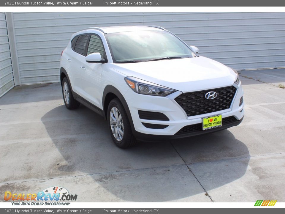 2021 Hyundai Tucson Value White Cream / Beige Photo #2