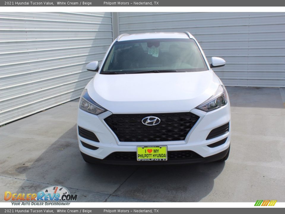 2021 Hyundai Tucson Value White Cream / Beige Photo #3