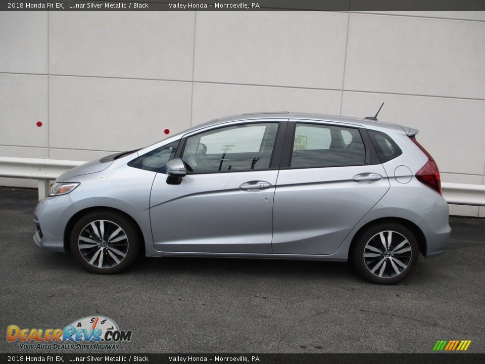 2018 Honda Fit EX Lunar Silver Metallic / Black Photo #2