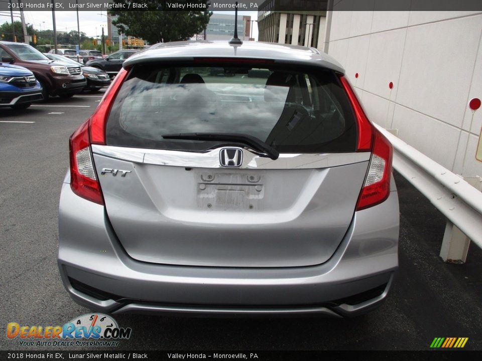 2018 Honda Fit EX Lunar Silver Metallic / Black Photo #4