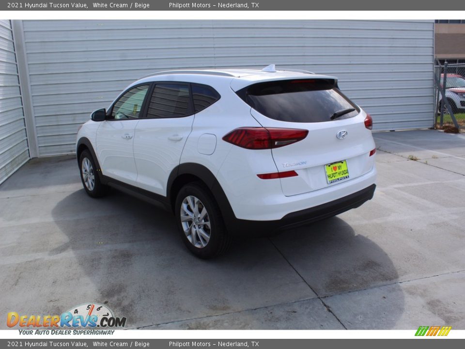 2021 Hyundai Tucson Value White Cream / Beige Photo #6
