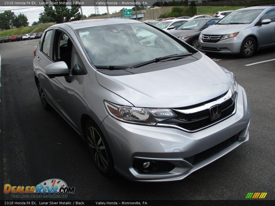 2018 Honda Fit EX Lunar Silver Metallic / Black Photo #7