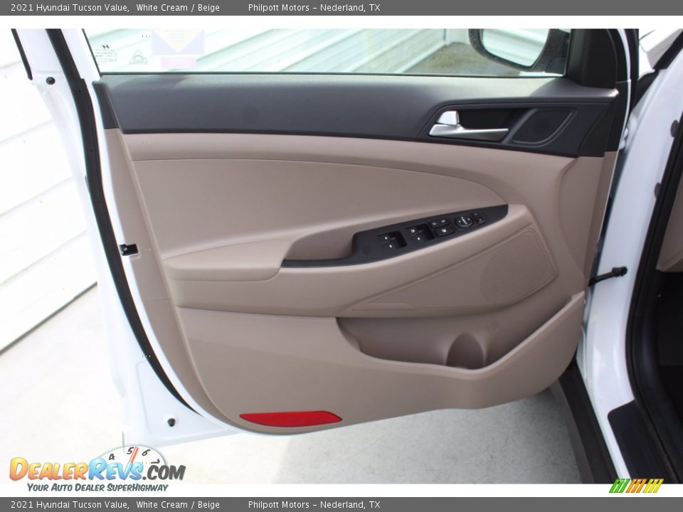 2021 Hyundai Tucson Value White Cream / Beige Photo #9