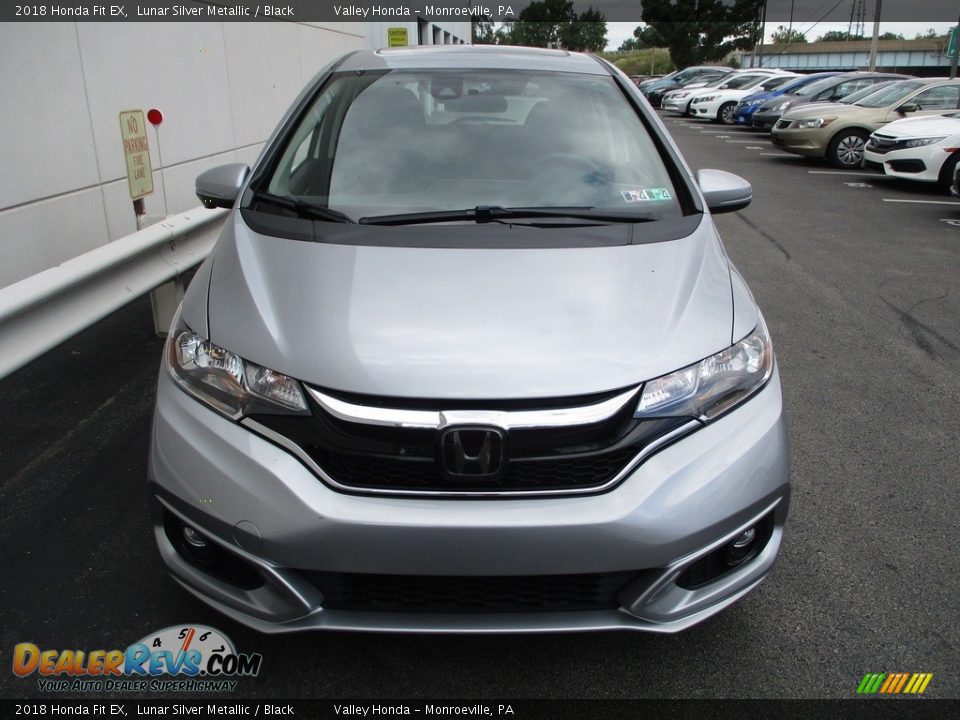 2018 Honda Fit EX Lunar Silver Metallic / Black Photo #8