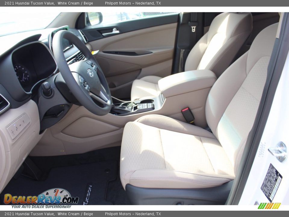 2021 Hyundai Tucson Value White Cream / Beige Photo #10