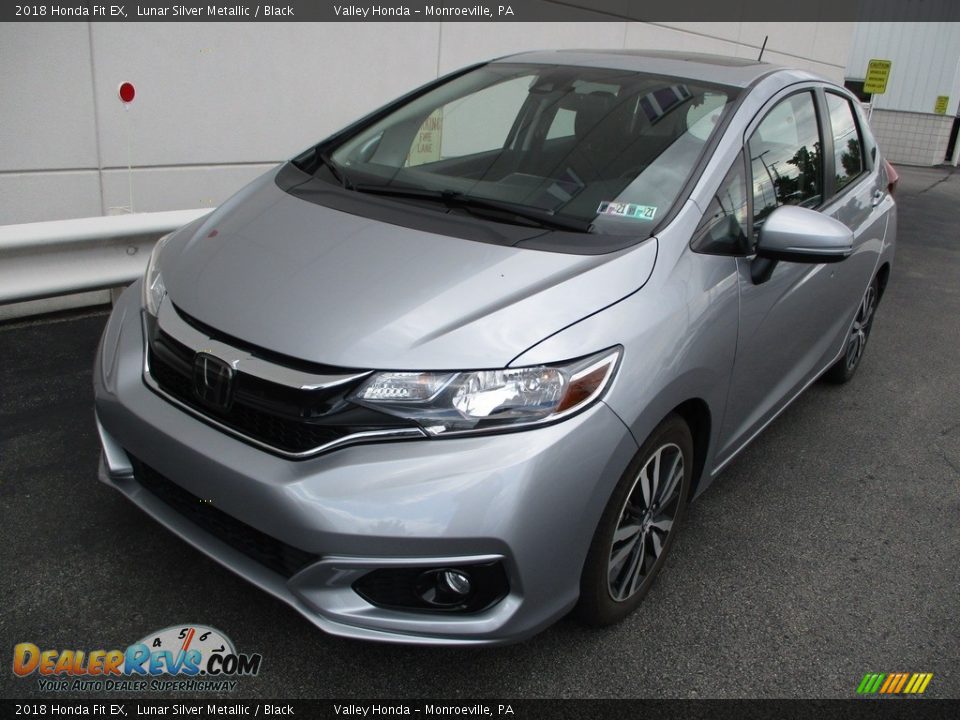 2018 Honda Fit EX Lunar Silver Metallic / Black Photo #9