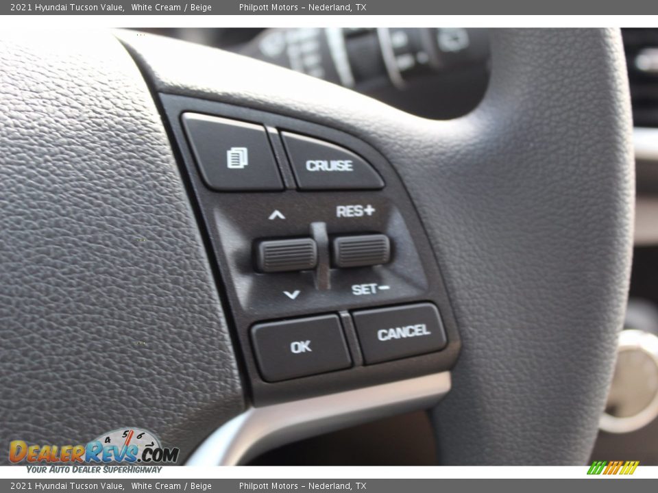 2021 Hyundai Tucson Value White Cream / Beige Photo #12