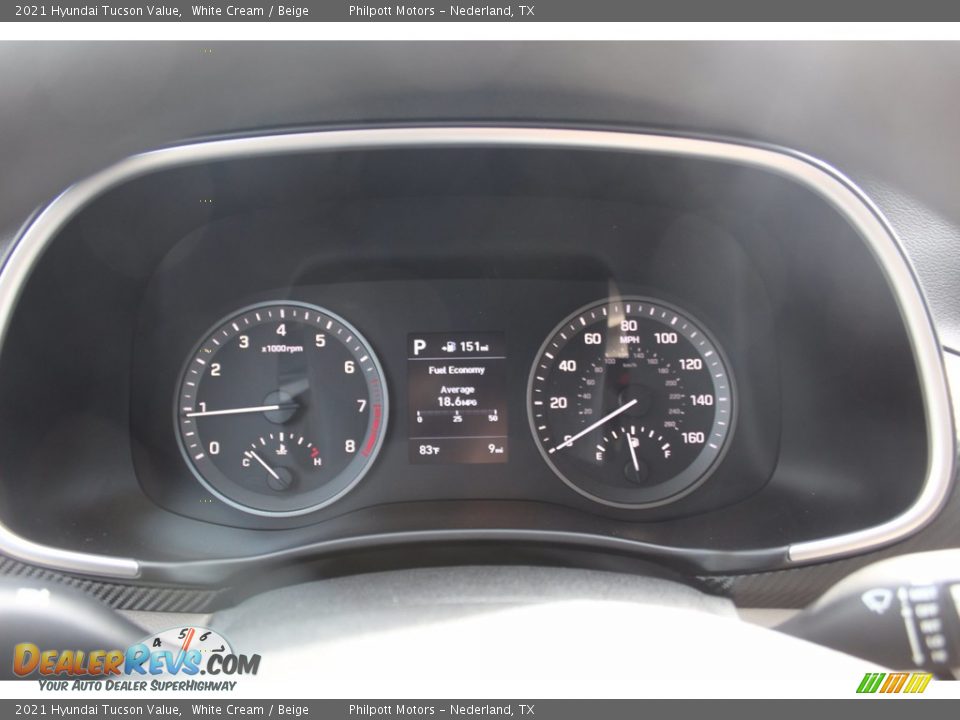 2021 Hyundai Tucson Value White Cream / Beige Photo #13