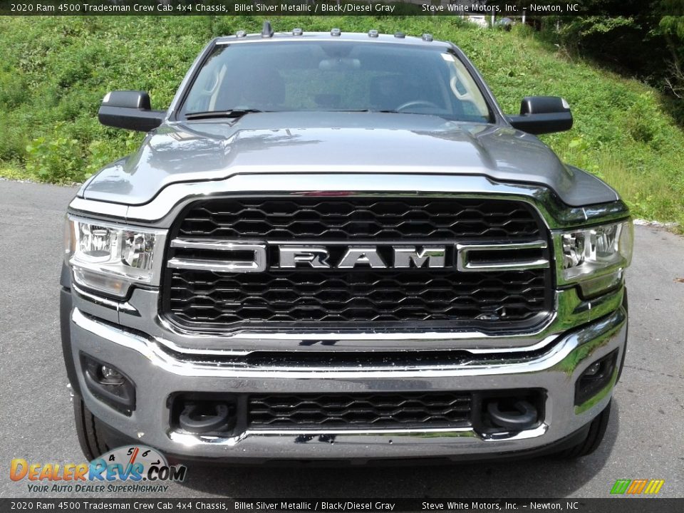 2020 Ram 4500 Tradesman Crew Cab 4x4 Chassis Billet Silver Metallic / Black/Diesel Gray Photo #3